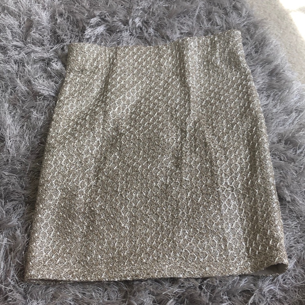 Gold skirt